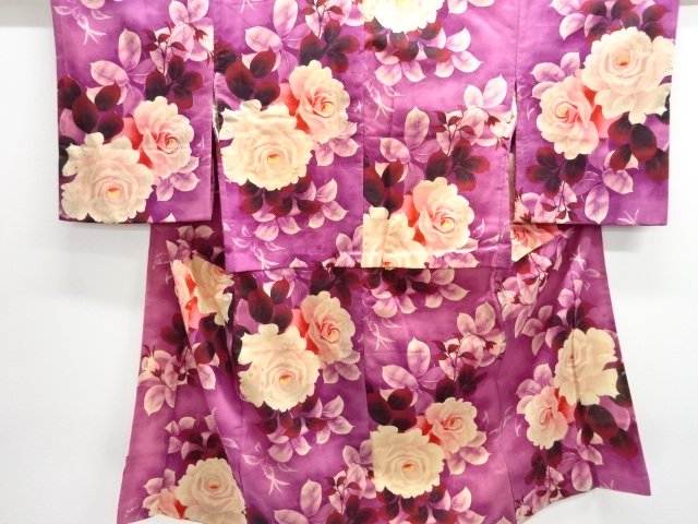 Japanese Kimono / Chirimen Kinsha Muslin